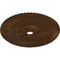 Ekena Millwork Melonie Ceiling Medallion (Fits Canopies up to 6 1/4"), 36 1/4"OD x 1 7/8"P, Root Beer Crackle CM36MERBC - alternate 3